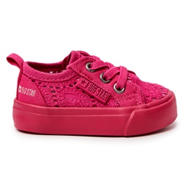 Baskets Ajourées Big Star JJ374015 Rose