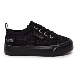 Baskets noires ajourées Big Star JJ374133 le noir