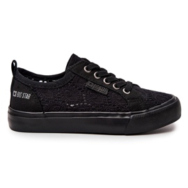 Baskets noires ajourées Big Star JJ374011 le noir