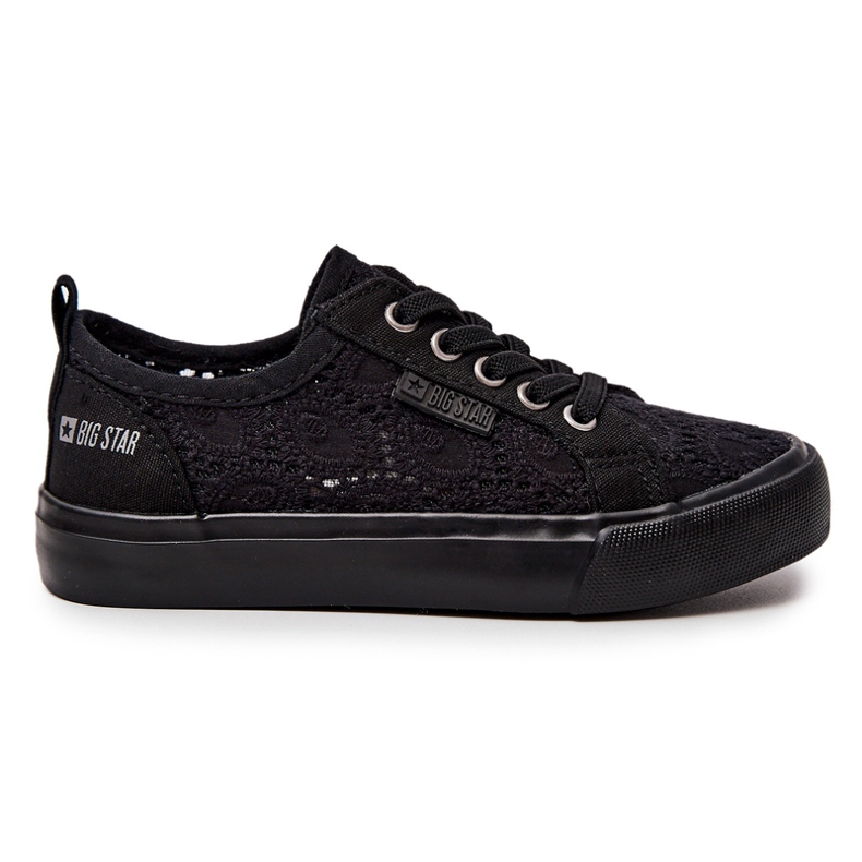 Baskets noires ajourées Big Star JJ374011 le noir