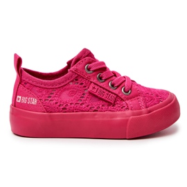 Baskets Ajourées Big Star JJ374131 Rose