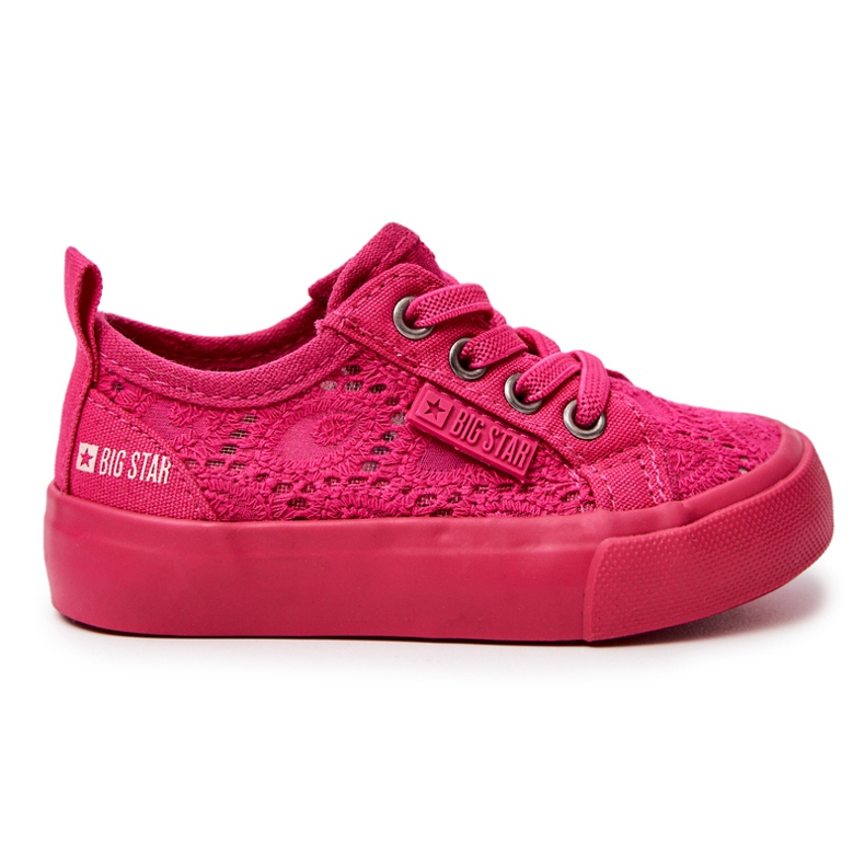 Baskets Ajourées Big Star JJ374131 Rose