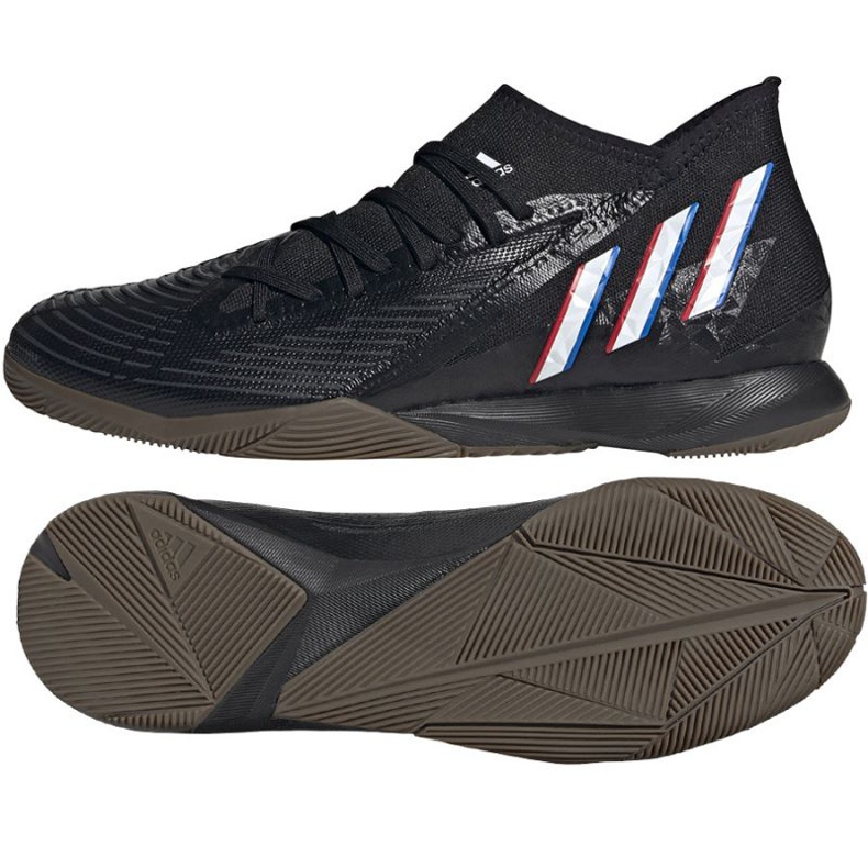 Chaussures de foot Adidas Predator Edge.3 In M GX0020 le noir le noir