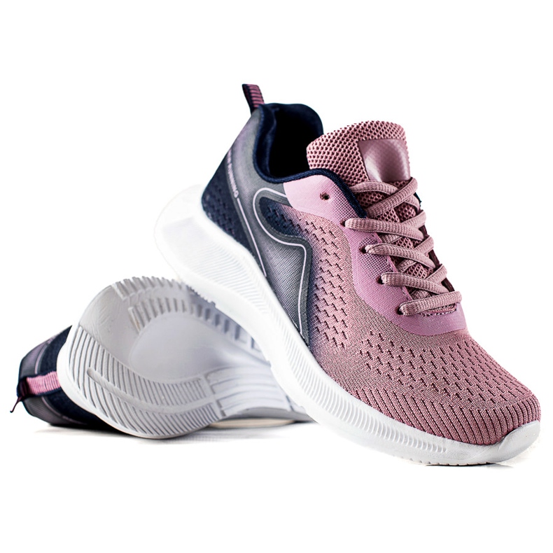 TRENDI Baskets de sport élégantes violet rose