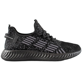 TRENDI Chaussures de sport légères pour hommes noir