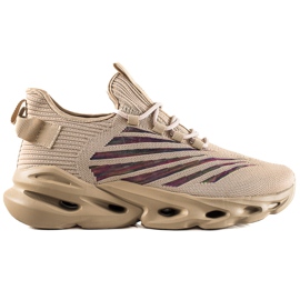 TRENDI Baskets pour hommes à la mode beige