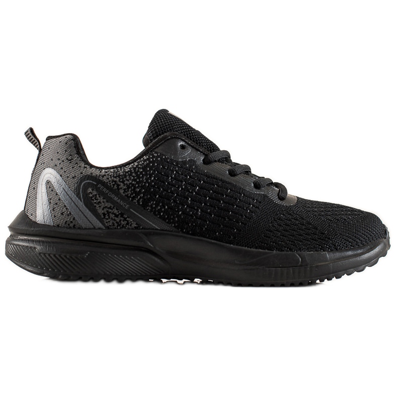 TRENDI Chaussures de sport performantes pour hommes le noir