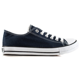 TRENDI Baskets homme bleu marine