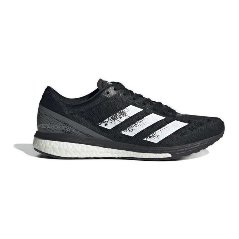 Adidas Adizero Boston 9 M GY6547 chaussures de course blanche le noir Adidas Adizero Boston 9 M GY6547 chaussures de course blanche le noir