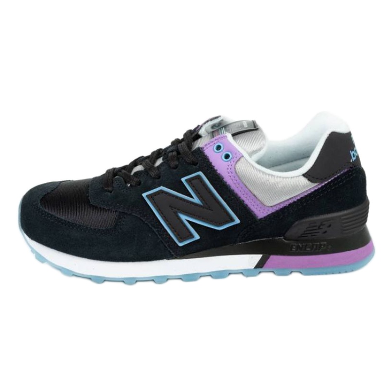 Chaussures New Balance W WL574SAU le noir violet bleu gris