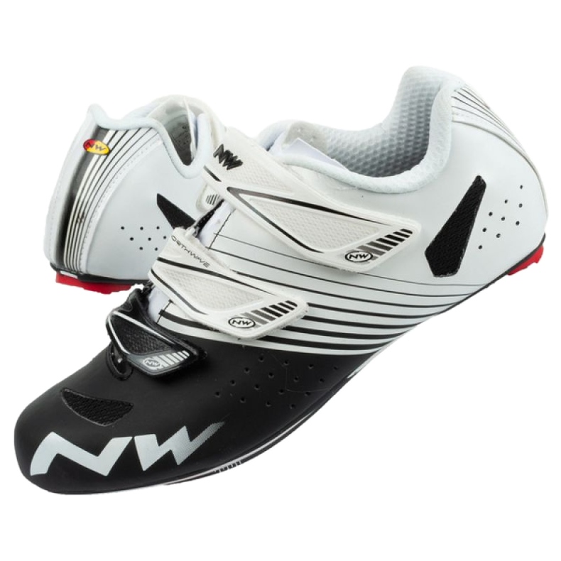 Chaussures de cyclisme Northwave Torpedo 3S 80141004 51 blanche