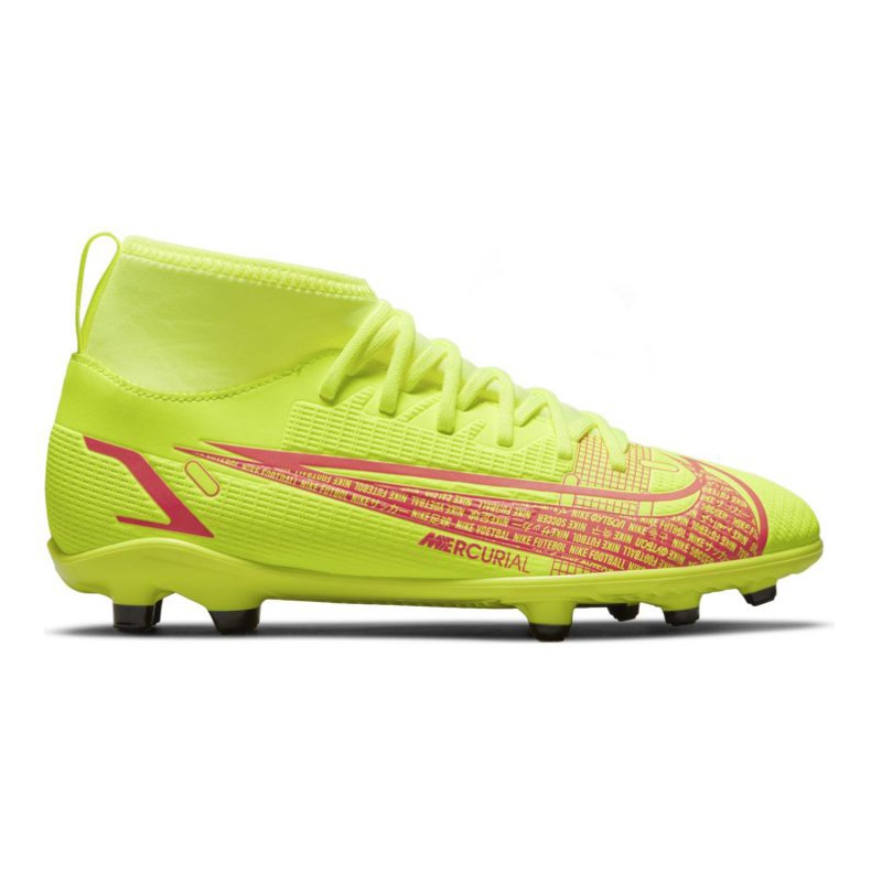 Nike Mercurial Superfly 8 Club Mg Jr CV0790-760 chaussures de football vert vert