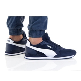 Chaussures Puma St Runner V3 en maille 384640 02 blanche