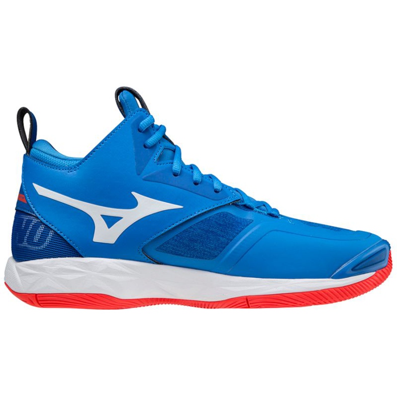 Mizuno Wave Momentum 2 Mid M V1GA211724 chaussures de volley-ball bleu bleu