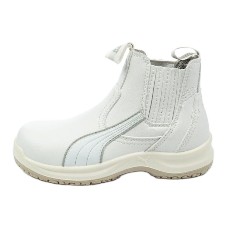 Chaussures de sécurité PUMA Clear Chelsea Mid S2 Src U 63.038.0 blanche
