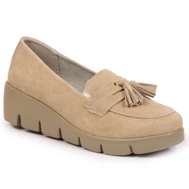 Chaussures en cuir Filippo W PAW274B beige