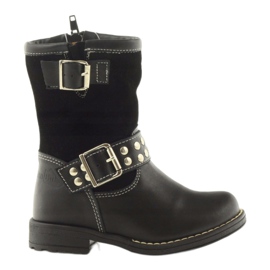Bottes noires pour filles Ren But 3205 le noir Bottes noires pour filles Ren But 3205 le noir