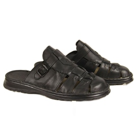 Chaussons confortables Łukbut 962 M LUK962B noir le noir