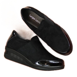 Chaussures Sergio Leone W SK222B noir le noir