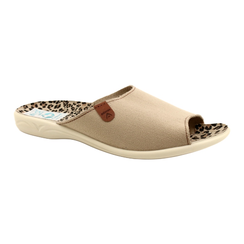 Chaussons Femme Daim Adanex Sara 27310 Beige