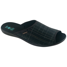 Adanex Pantoufles pour hommes Pantoufles 25954 Noir