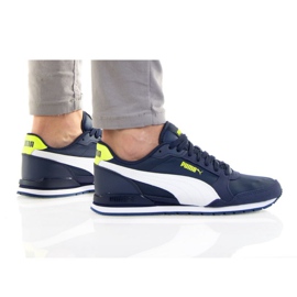 Puma St Runner V3 Nl Jr 384901 02 bleu marin