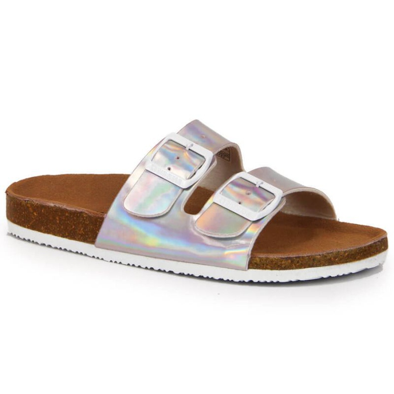 Chaussons à boucles Big Star W HH274895 argent Chaussons à boucles Big Star W HH274895 argent