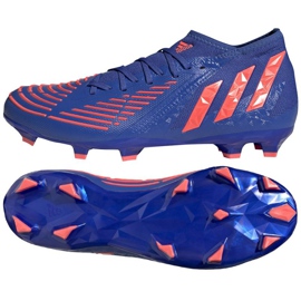 Chaussures de football Adidas Predator Edge.2 Fg M GW2270 bleu bleu et bleu marine Chaussures de football Adidas Predator Edge.2 Fg M GW2270 bleu bleu et bleu marine