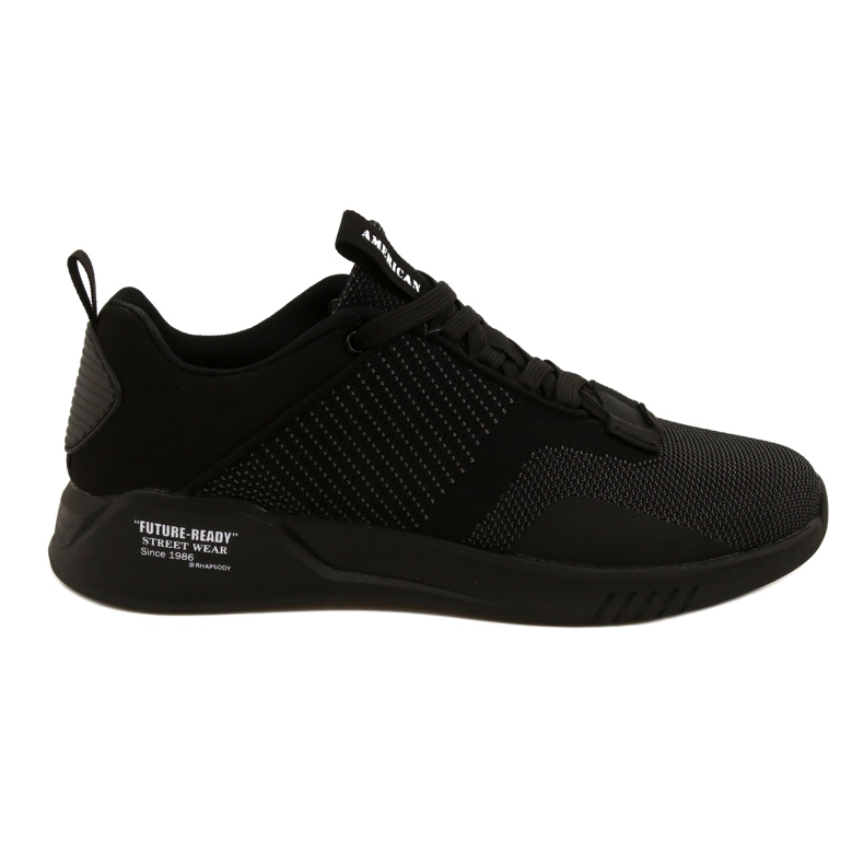 Chaussures de Sport Homme American Club RH80/22 Noir le noir