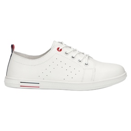 Baskets femme nouées Filippo DP3508 Blanc