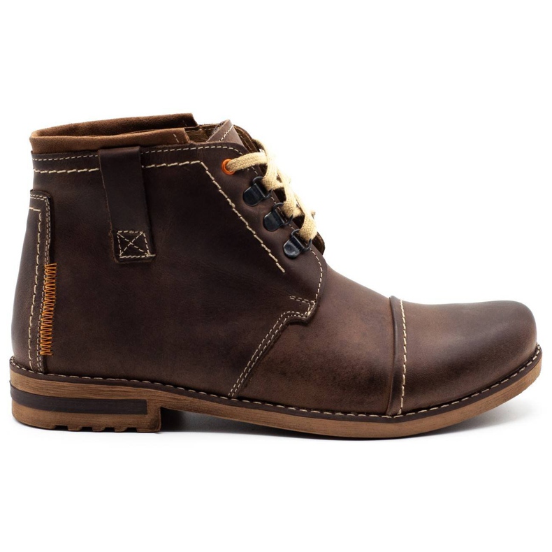 Olivier Bottes d'hiver pour hommes bottes de neige 120 marron brun
