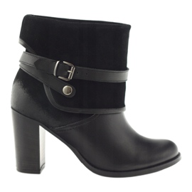 Bottes d'hiver noires classiques pour femmes Edeo 1754 le noir