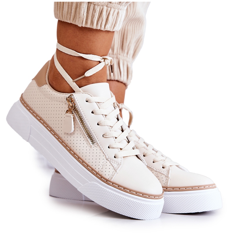 FB2 Chaussures De Sport Sur La Plateforme Beige Louis