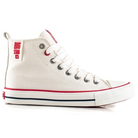 Baskets montantes Big Star JJ274127 blanc