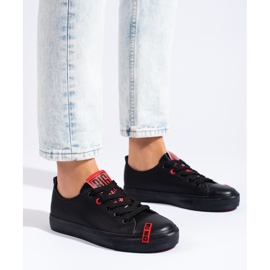 Baskets Big Star pour femmes JJ274164 noir