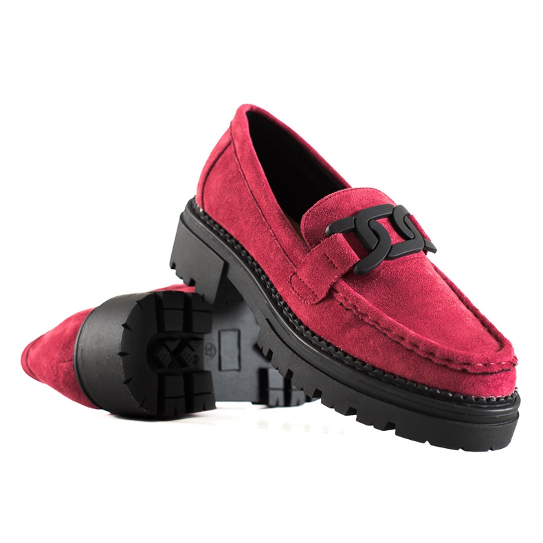 Mode mocassins LA.FI rouge