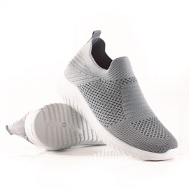 TRENDI Baskets à enfiler confortables gris