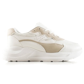 Marquiz Baskets avec maille blanche