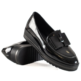 W. Potocki Chaussures Mocassins Sur Paltform Potocki le noir