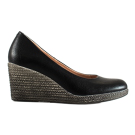 W. Potocki Escarpins classiques sur Wedge Potocki noir