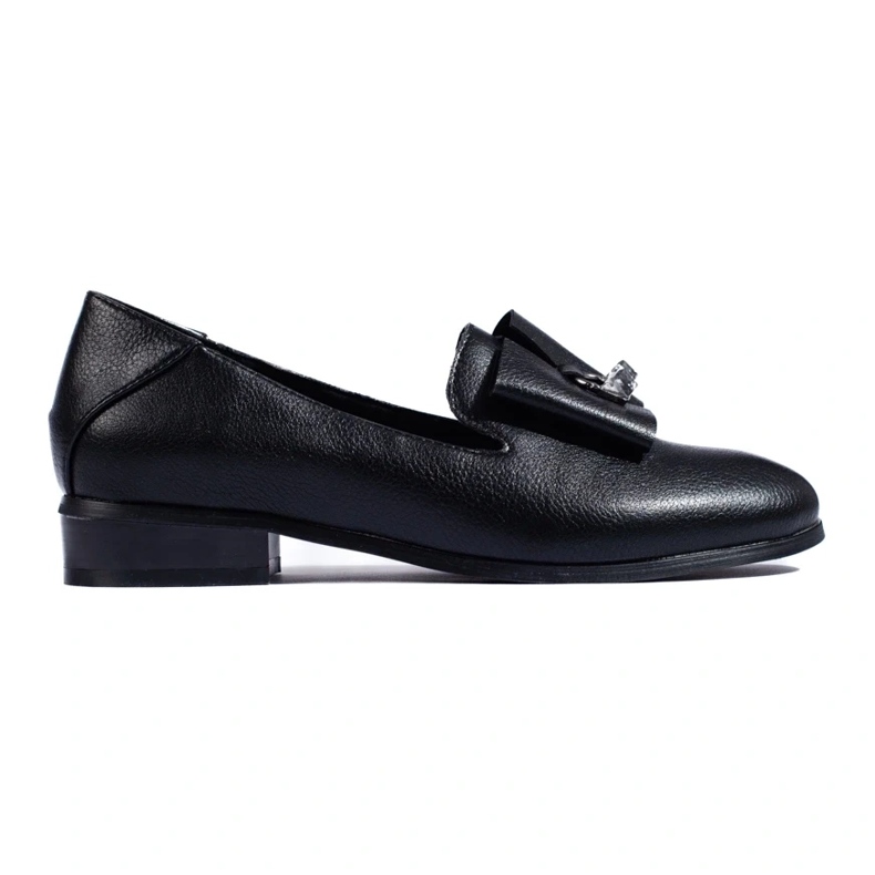 W. Potocki Chaussures avec cristaux Potocki le noir