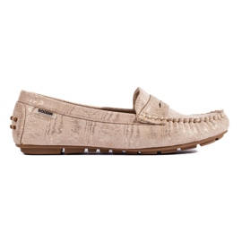 Goodin Mocassins textiles classiques beige
