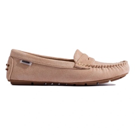 Goodin Mocassins textiles classiques beige Goodin Mocassins textiles classiques beige