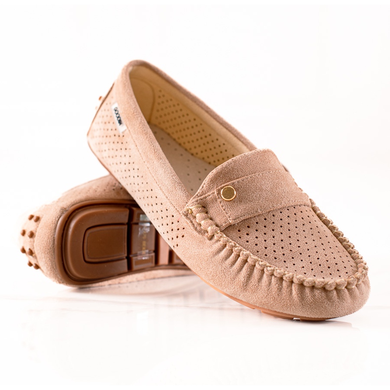 Goodin Mocassins décontractés beige Goodin Mocassins décontractés beige