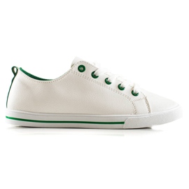 TRENDI Baskets basses classiques blanche