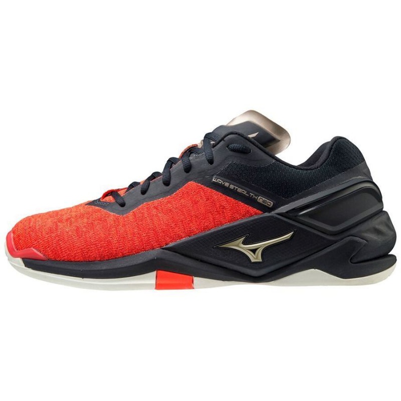 Chaussures de handball en salle Mizuno Wave Stealth Neo M X1GA200063 rouge oranges et rouges