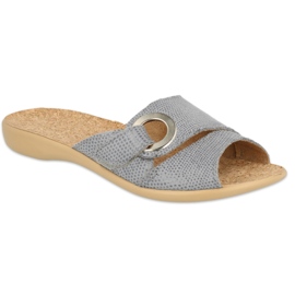 Befado chaussures pour femmes pu 265D023 gris Befado chaussures pour femmes pu 265D023 gris