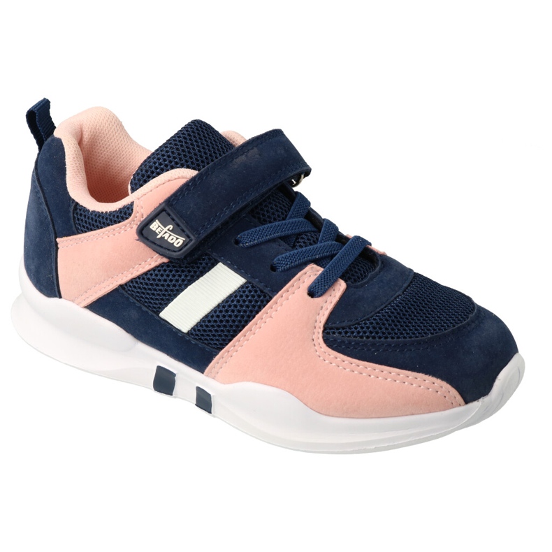 Chaussures pour enfants Befado 516Y128 bleu marin rose
