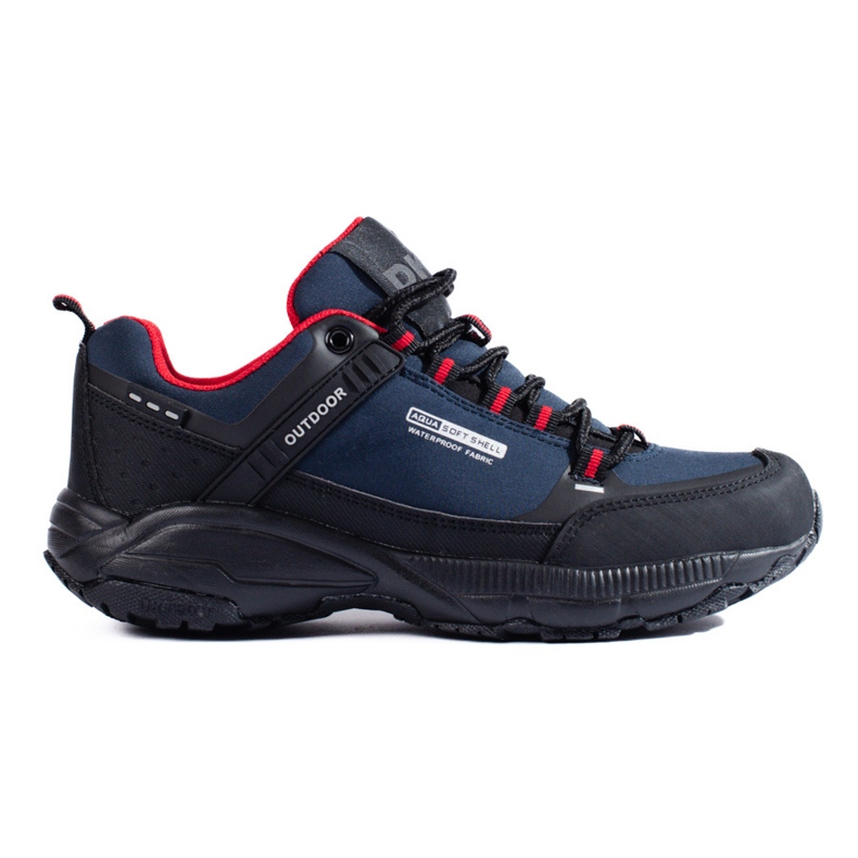DK Chaussures de trekking en plein air le noir bleu marin