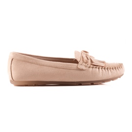 Mocassins Avec Un Noeud beige